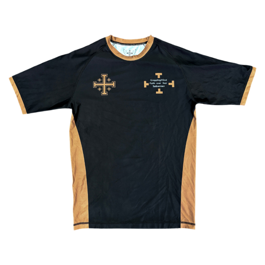 “FAITH” NO GI Rashguard-Brown