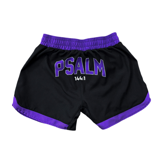 “FAITH” NO GI Shorts-Purple