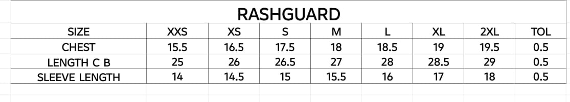 “FAITH” NO GI Rashguard