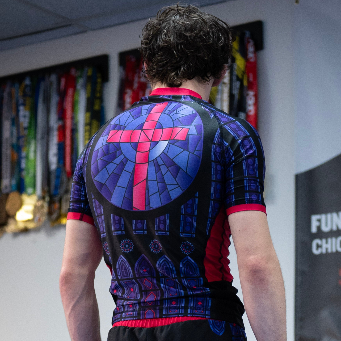 “VITREUM” NO GI Rashguard-Red