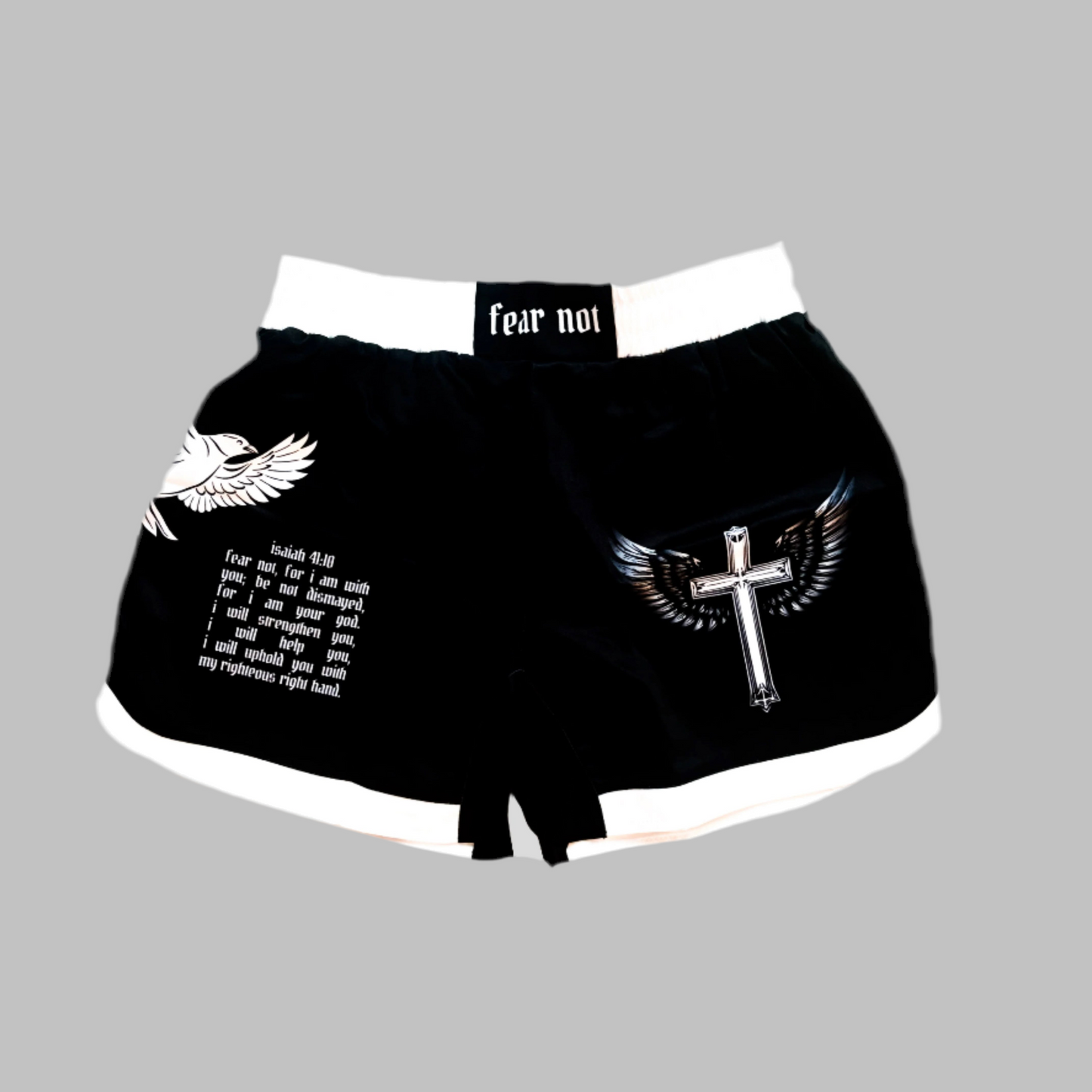 "Fear Not" Shorts- Black
