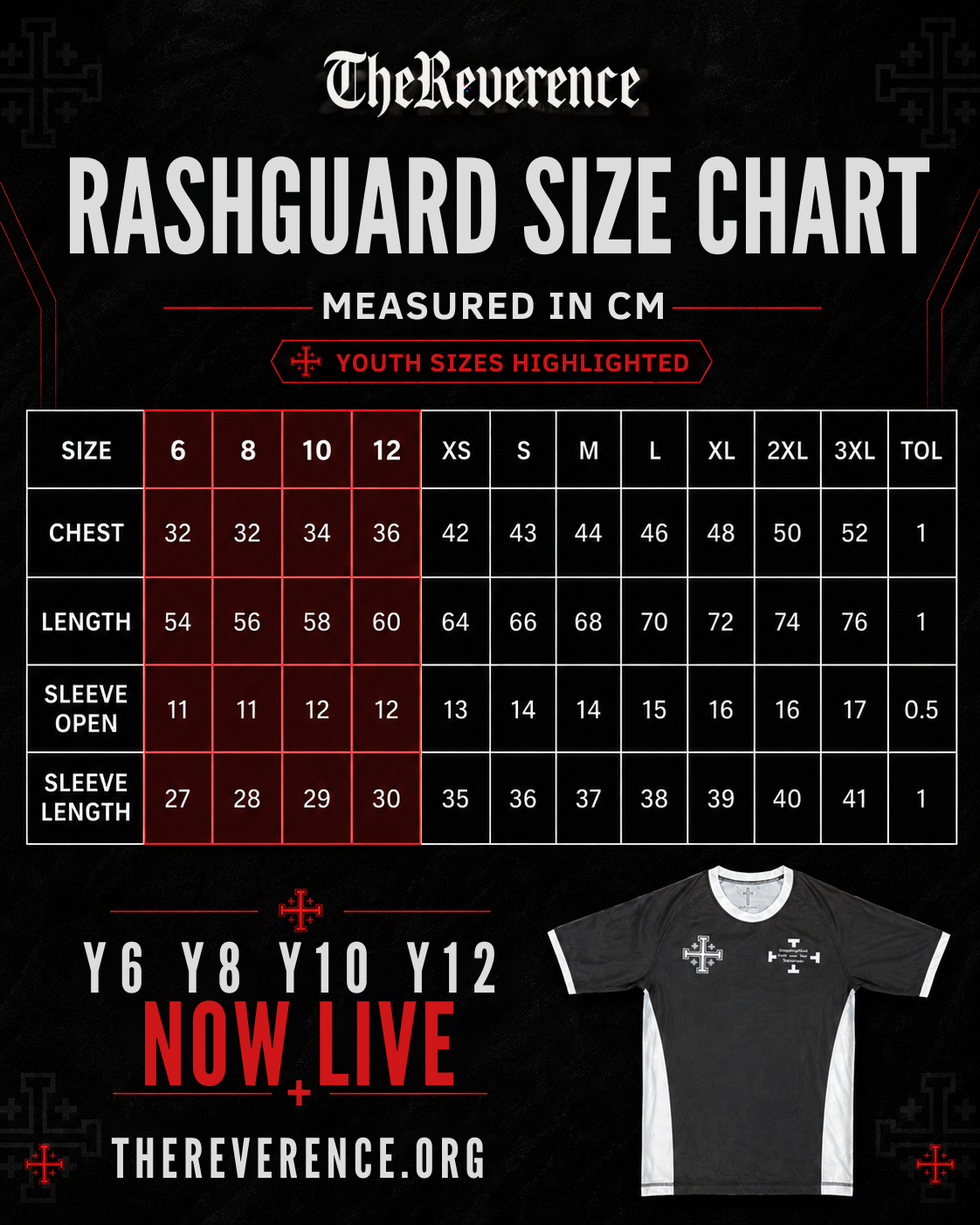 "Faith" Rashguard - Youth RANKED
