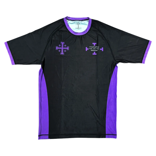 “FAITH” NO GI Rashguard Purple- TheReverence