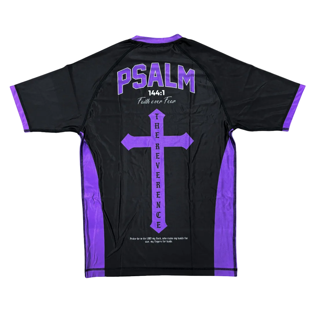 “FAITH” NO GI Rashguard Purple- TheReverence