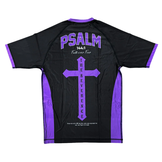 “FAITH” NO GI Rashguard Purple- TheReverence