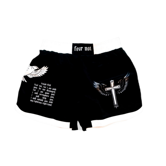 "Fear Not" Shorts- Black