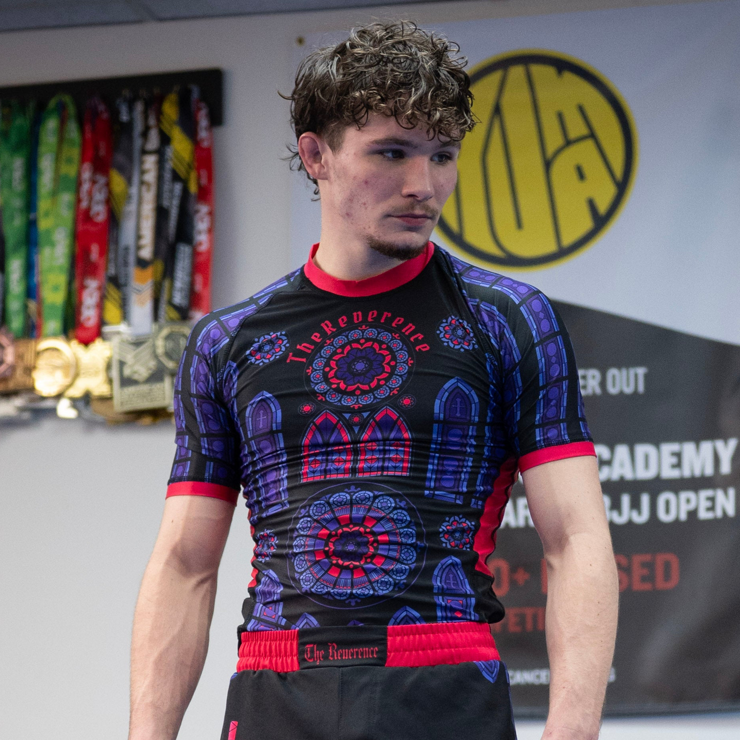 “VITREUM” NO GI Rashguard-Red