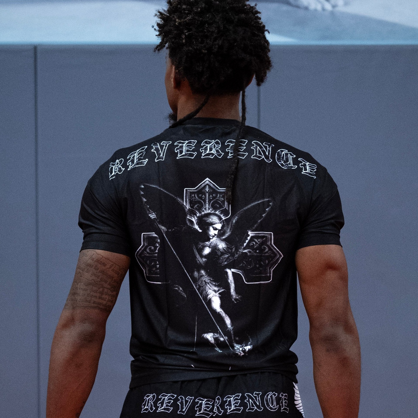 "Fear Not" NO GI Rashgaurd-Black