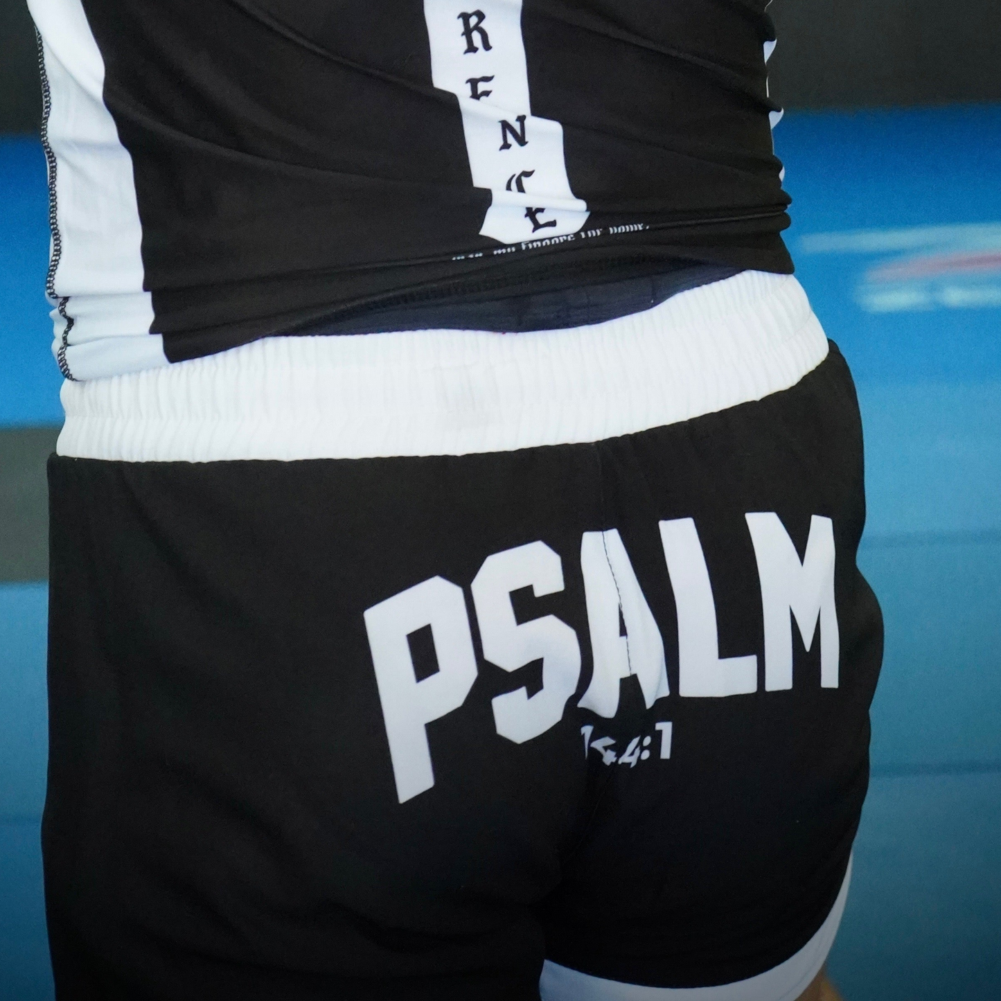 “FAITH” NO GI Shorts-White