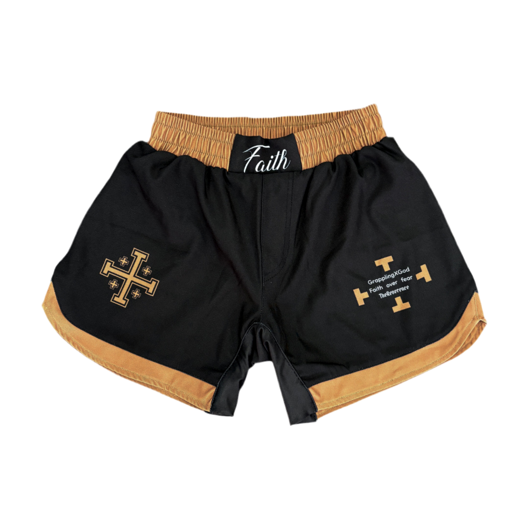 “FAITH” NO GI Shorts-Brown