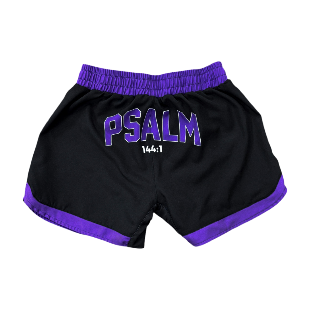 “FAITH” NO GI Shorts-Purple
