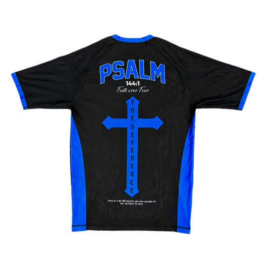 “FAITH” NO GI Rashguard-Blue