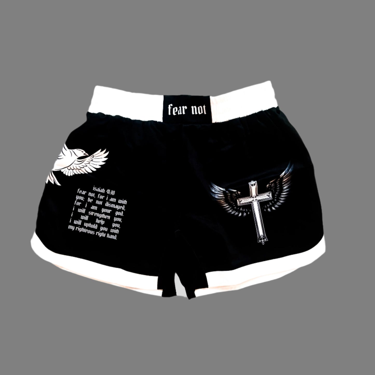 "Fear Not" Shorts- Black